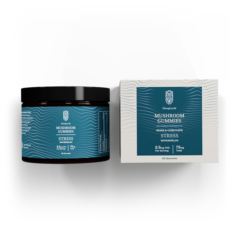 Hemp Lucid CBD & Mushroom Stress Gummies - 75mg