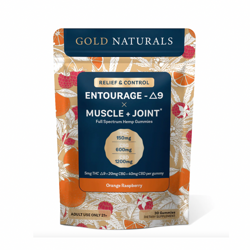 New Gold Naturals D9 X Muscle and Joint Gummy