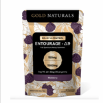 New Gold Naturals 5mg D9 Entourage Gummy - 6 Delicious Flavors