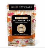 New Gold Naturals 5mg D9 Entourage Gummy - 6 Delicious Flavors