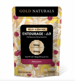 New Gold Naturals 5mg D9 Entourage Gummy - 6 Delicious Flavors