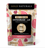 New Gold Naturals 5mg D9 Entourage Gummy - 6 Delicious Flavors