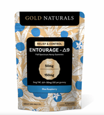 New Gold Naturals 5mg D9 Entourage Gummy - 6 Delicious Flavors