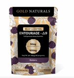 New Gold Naturals 5mg D9 Entourage Gummy - 6 Delicious Flavors