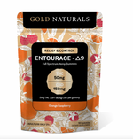 New Gold Naturals 5mg D9 Entourage Gummy - 6 Delicious Flavors