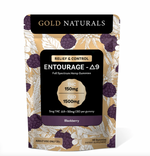 New Gold Naturals 5mg D9 Entourage Gummy - 6 Delicious Flavors