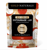New Gold Naturals 5mg D9 Entourage Gummy - 6 Delicious Flavors