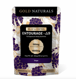 New Gold Naturals 5mg D9 Entourage Gummy - 6 Delicious Flavors