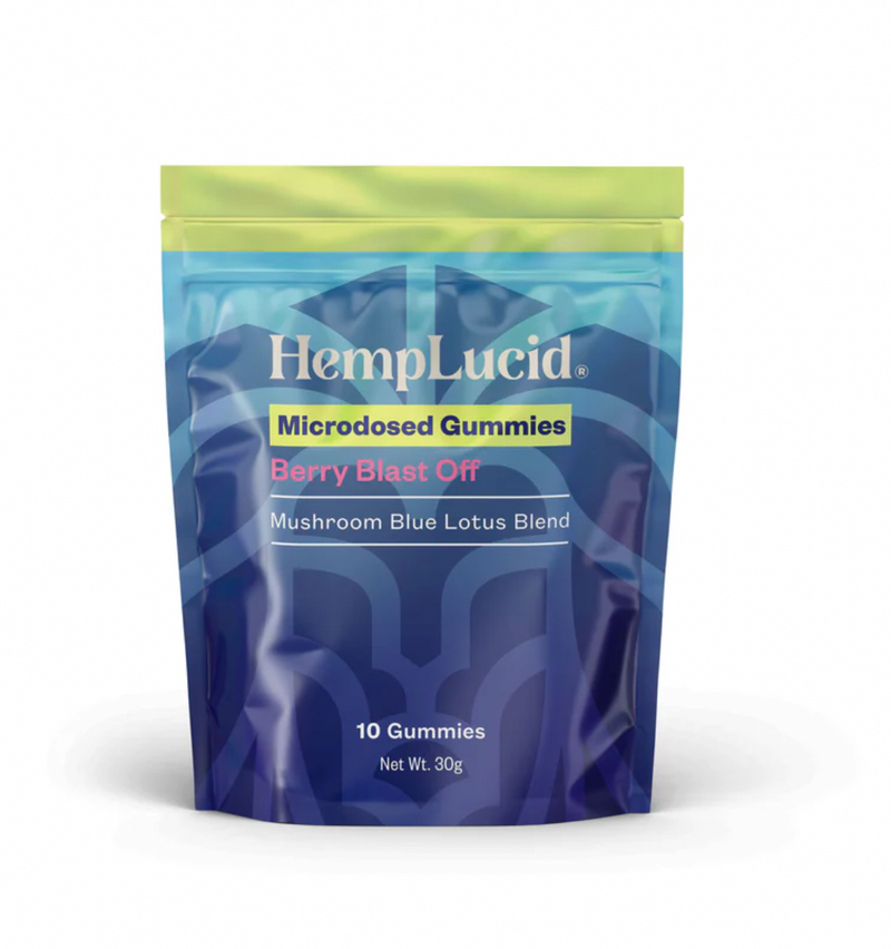 Hemp Lucid Trips Gummies - Blue Lotus and Nootropic Microdose