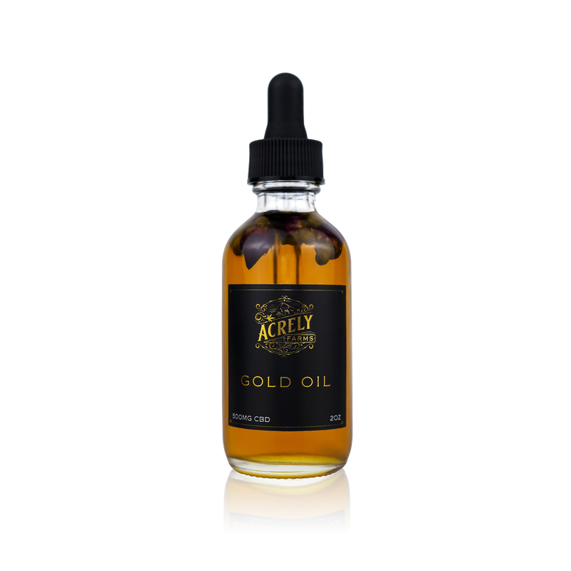 Acrely Full Spectrum CBD Gold Body Oil - 500mg