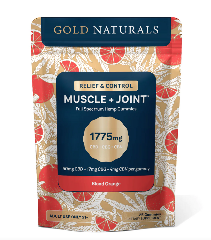 Full Spectrum CBD Muscle & Joint Gummies - 1775mg