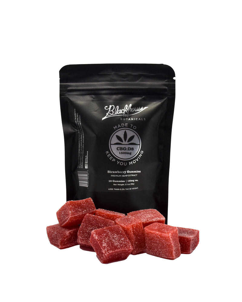 CBG:D8 Gummies - 1500mg