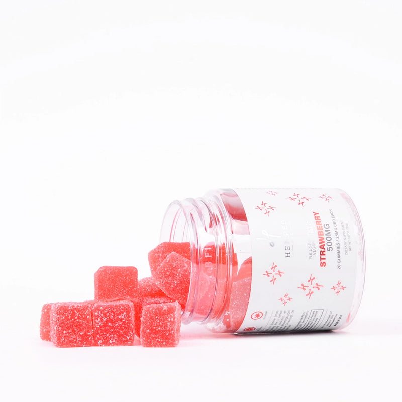 Full Spectrum CBD Strawberry Gummies 500mg - 750mg